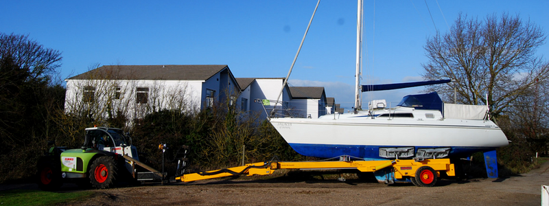 New Roodberg trailer at Tollesbury Marina