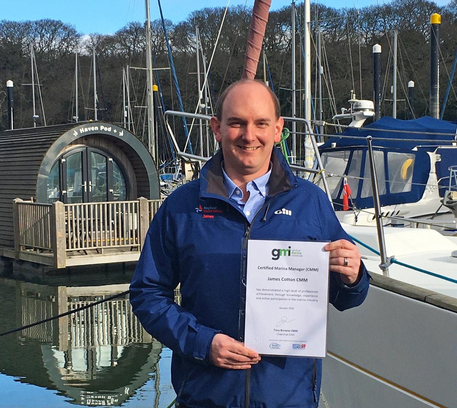 James Cotton CMM Neyland Yacht Haven - TransEurope Marinas