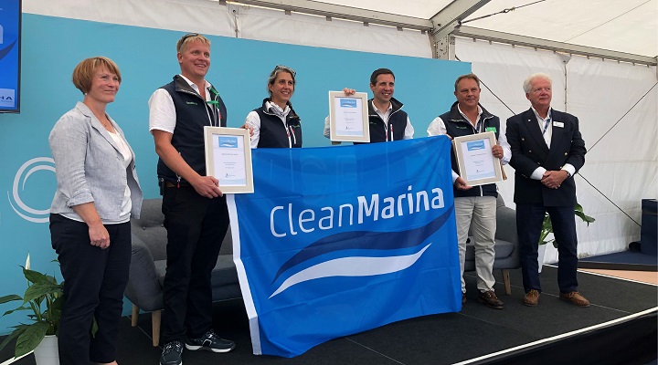Portishead Marina certified as a “Clean Marina”
